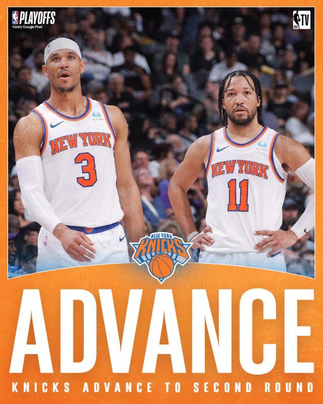 开云全站app下载-6场合计赢1分！尼克斯人均铁汉 客场淘汰76人